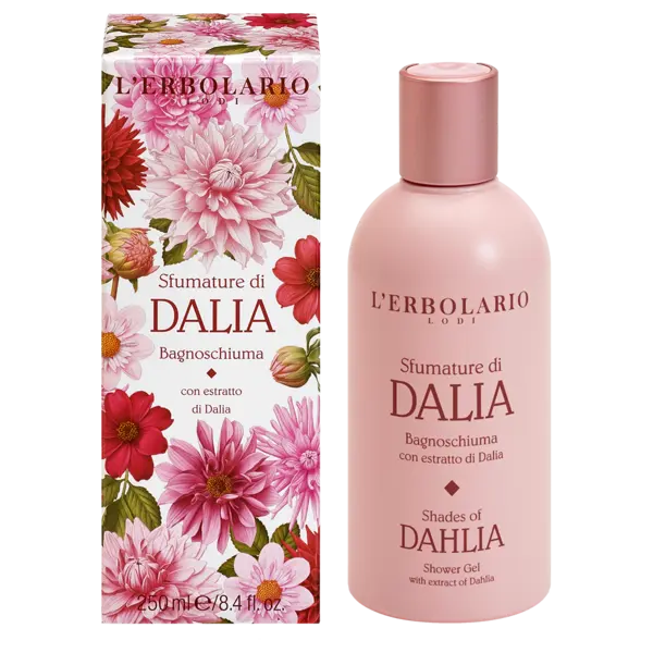 L'Erbolario Gel de dus Shades of Dahlia, 250ml