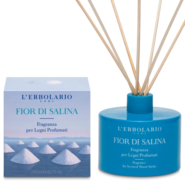 L'Erbolario Parfum pentru camera cu betisoare Fior Di Salina, 200ml