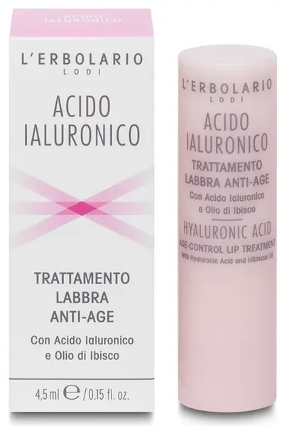 L'Erbolario Stick de buze cu acid hialuronic, 4,5ml