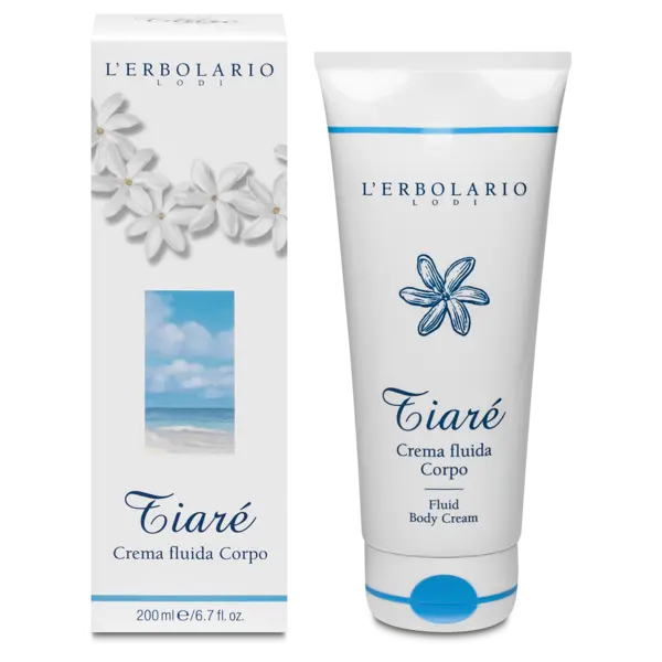 L'Erbolario Tiare Crema de corp fluida, 200ml