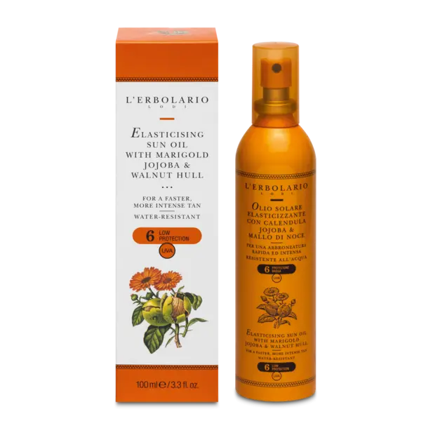 L'Erbolario Ulei de soare Elasticising Sun SPF6, 100ml