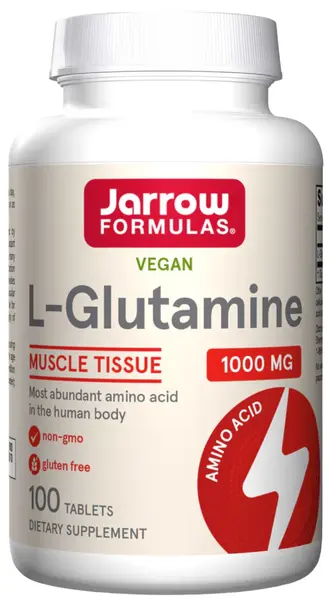L-Glutamine, 1000 mg, 100 tablete, Jarrow Formulas