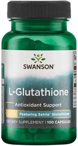 L-Glutathione, 100 mg, 100 capsule, Swanson