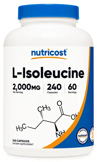 L-Isoleucine, 240 capsule, Nutricost