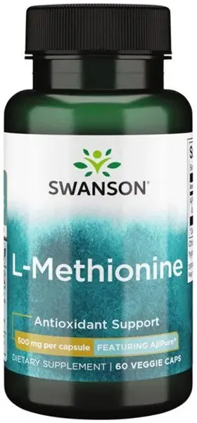 L-Methionine, 500 mg, 60 capsule, Swanson