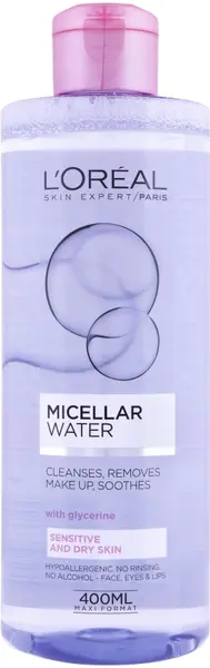 L'Oréal Apă micelara pentru piele uscată, 400 ml