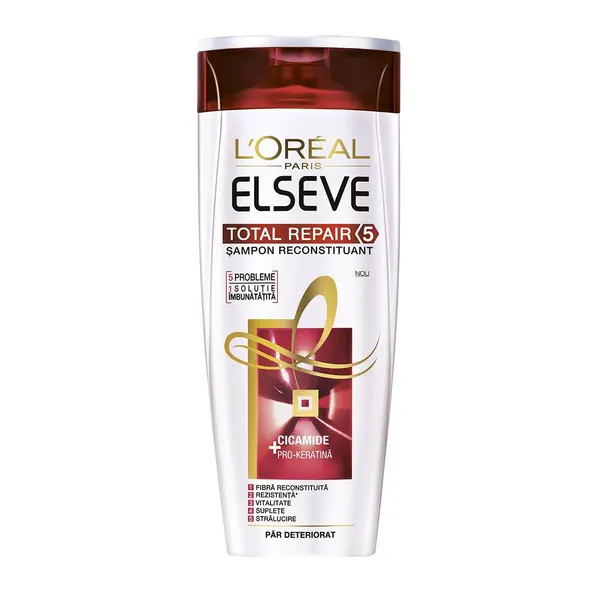 L Oreal Elseve Sampon, 400 ml, Total Repair 5 pentru par deteriorat