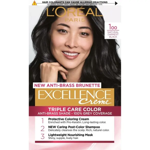 L'Oréal EXCELLENCE 100 True Black Volum 1 bucata