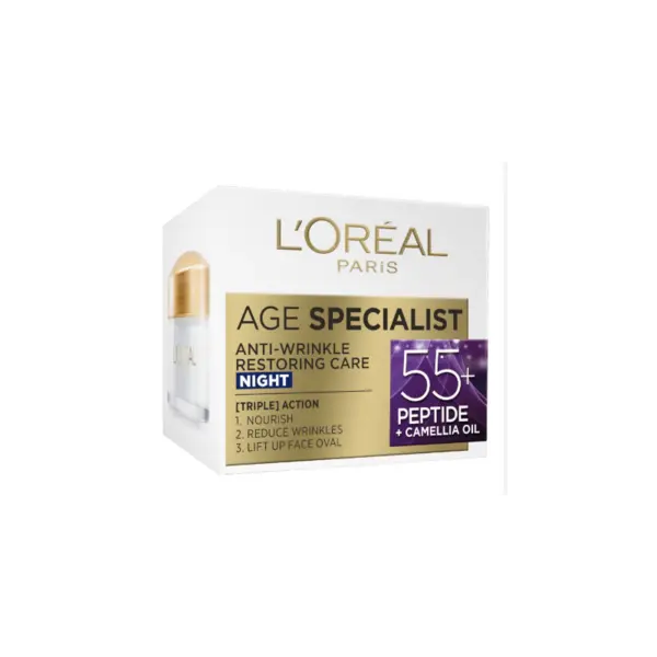 L'oreal Paris Age Specialist 55+ Cremă de noapte pentru față Volum 50 ml