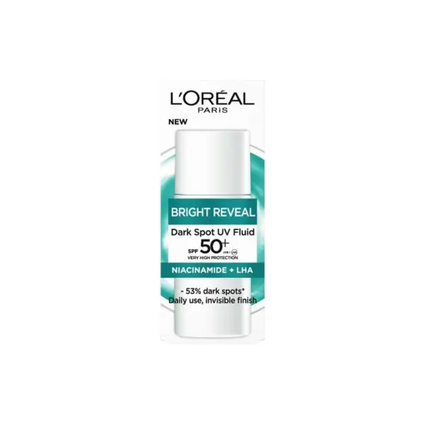 L'Oreal Paris Bright Reveal UV Fluid facial cu niacinamidă Volum 50 ml
