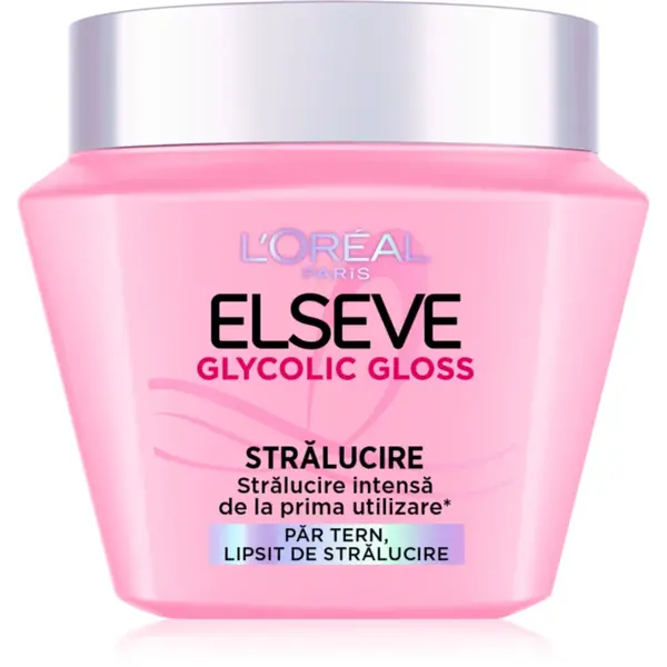 L’Oréal Paris Elseve Glycolic Gloss Masca de par pentru o stralucire puternica 300 ml