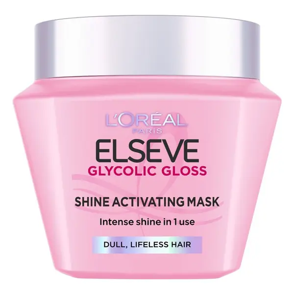 L'Oreal Paris Elseve Glycolic Gloss Shine Activating Mask – Mască de păr pentru mai mult strălucire Volum 300 ml