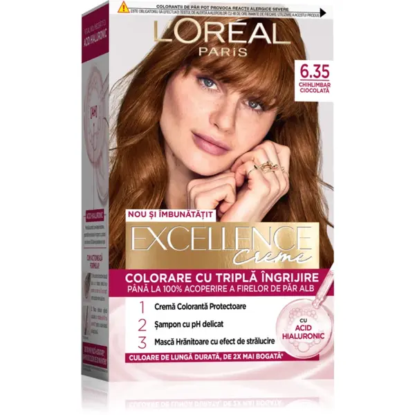 L’Oréal Paris Excellence Creme culoare par culoare 6.35 Maro Ciocolata 1 buc