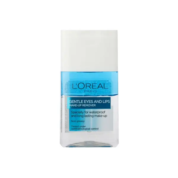 L'Oreal Paris Gentle Eyes and Lips Make-Up Remover Loțiune de curățare pentru ochi și buze Volum 125 ml