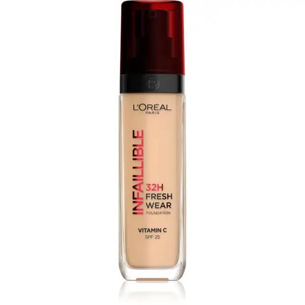 L’Oréal Paris Infaillible 32H Fresh Wear fard lichid de lunga durata culoare 225 Beige 30 ml