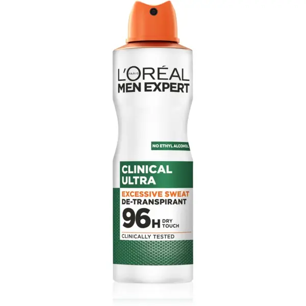 L’Oréal Paris Men Expert Clinical Ultra spray anti-perspirant pentru barbati 150 ml