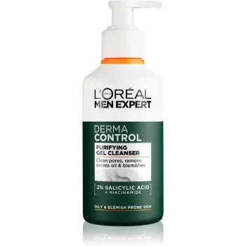 L’Oréal Paris Men Expert Derma Control gel de curățare cu niacinamidă