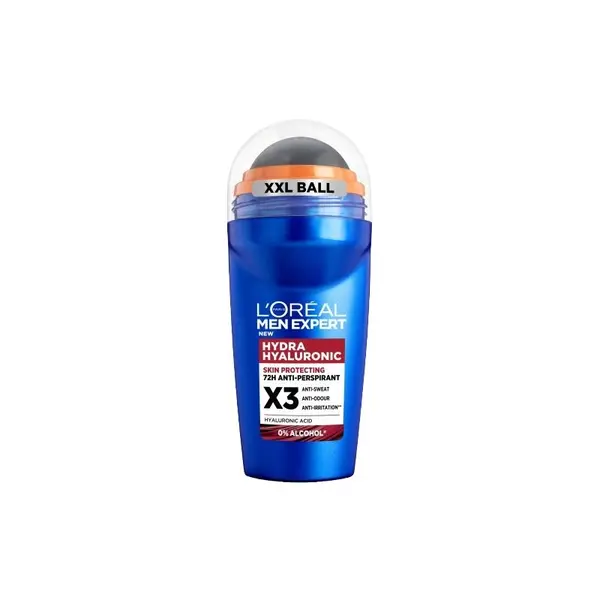 L'Oreal Paris Men Expert Hydra Hyaluronic Anti-Perspirant Roll-On Roll on pentru bărbați Volum 50 ml