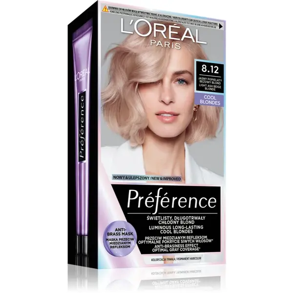 L’Oréal Paris Préférence culoare par culoare 8.12 Alaska 1 buc