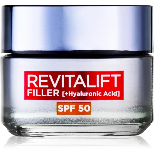 L’Oréal Paris Revitalift Filler crema de zi regeneratoare anti-îmbătrânire SPF 50 50 ml