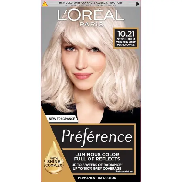 L'Oréal PREFERENCE 10.21 STOCKHOLM Volum 1 bucata