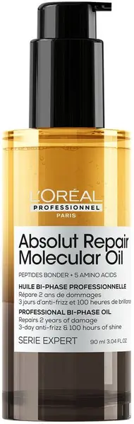 L'Oréal Professionnel Absolut Repair Molecular Ulei de strălucire bifazic, 90 ml