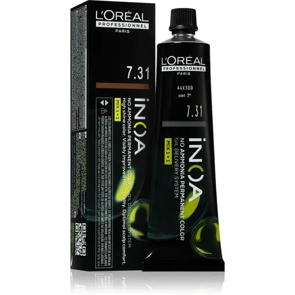 L’Oréal Professionnel Inoa Culoare permanenta pentru par fără amoniac culoare 7.31 60 ml