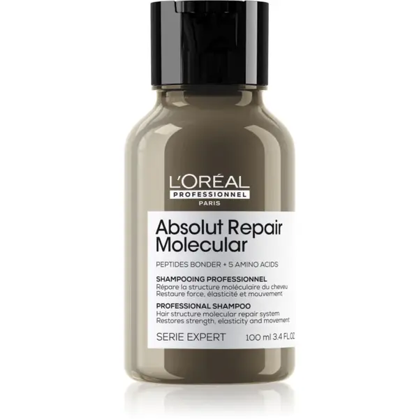 L’Oréal Professionnel Serie Expert Absolut Repair Molecular șampon fortifiant pentru păr deteriorat 100 ml