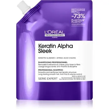 L’Oréal Professionnel Serie Expert Keratin Alpha Sleek șampon pentru un aspect neted al părului