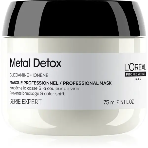 L’Oréal Professionnel Serie Expert Metal Detox mască hrănitoare profundă pentru par vopsit si deteriorat 75 ml