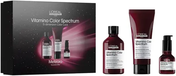 L'Oréal Professionnel Vitamino Color Spectrum Set - Șampon, Balsam și Ser, 300 + 200 + 50 ml