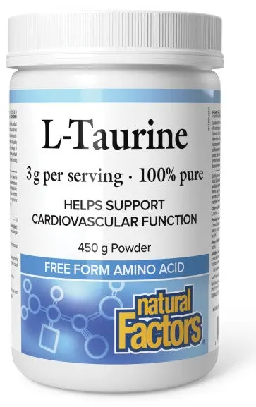 L-Taurine, 450 g, Natural Factors
