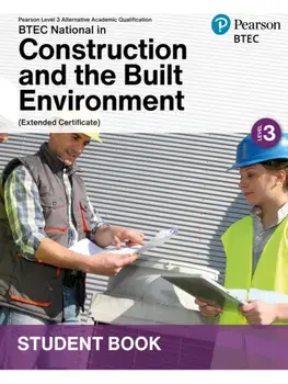 L3 AAQ BTEC National 2025 Construction and the Built Environment Ext Cert Student Book (Print), Paperback/***