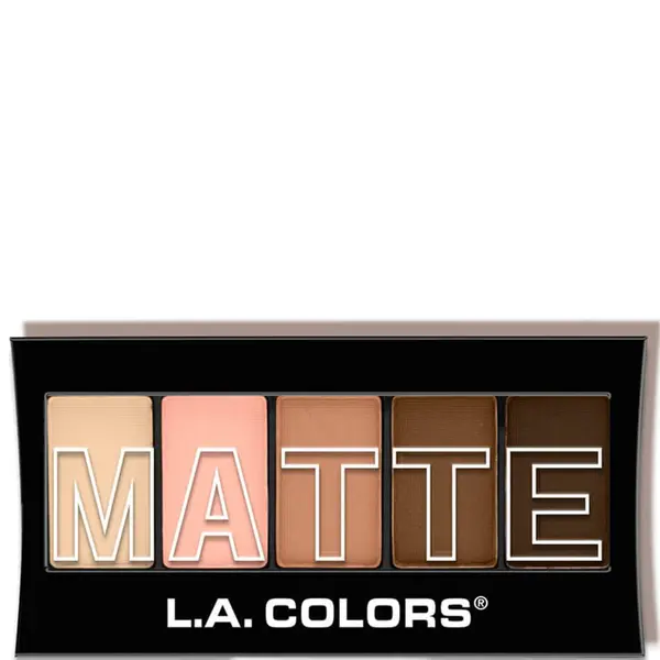 LA Colors 5 Color Matte Eyeshadow - Tan Khaki