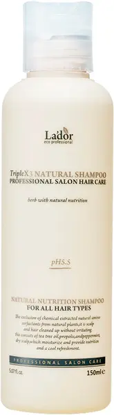 La'dor TripleX3 Șampon de par Natural, 150 ml