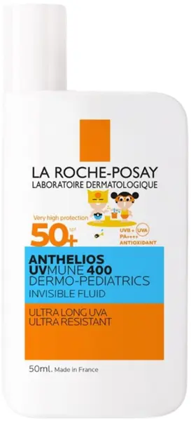 La Roche-Posay Anthelios Fluid invizibil pentru copii UVMune 400, SPF50+, 50 ml