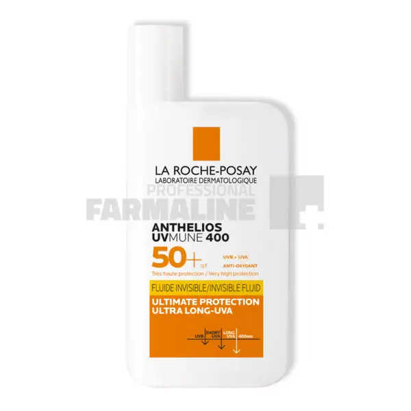 La Roche Posay Anthelios UVMUNE fluid invizibil fara parfum SPF 50 50 ml