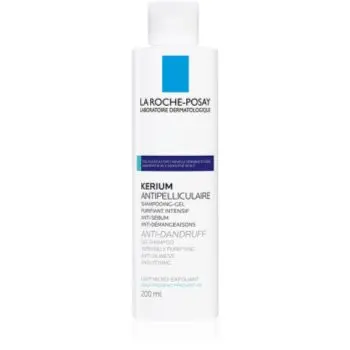 La Roche-Posay Kerium Anti-Dandruff șampon exfoliant pentru par gras si cu matreata