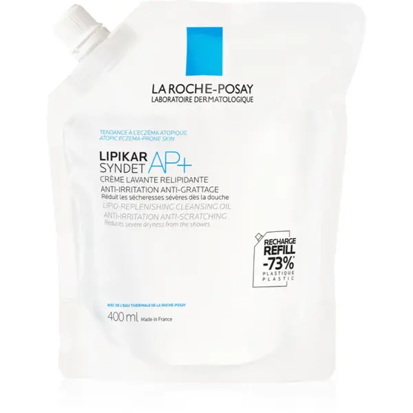 La Roche-Posay Lipikar Syndet AP+ gel cremos pentru curatare impotriva iritatiilor si mancarimilor 400 ml