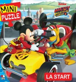 La start. Mini puzzle. Mickey si pilotii de curse/***