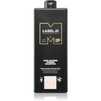 label.m Cool Blonde Toning Shampoo șampon neutralizeaza tonurile de galben