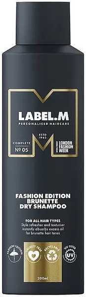 Label.m Fashion Edition Șampon uscat pentru brunete, 200 ml