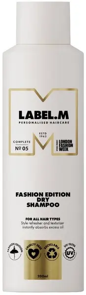 Label.m Fashion Edition Șampon uscat pentru păr, 200 ml
