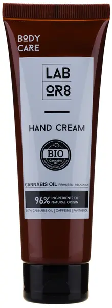 Labor8 Hemp Crema de mâini cu ulei de cânepă, 75 ml