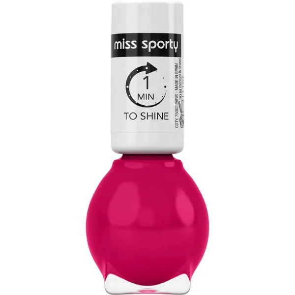 Lac de unghii 1 Minute To Shine 123, 7ml, Miss Sporty