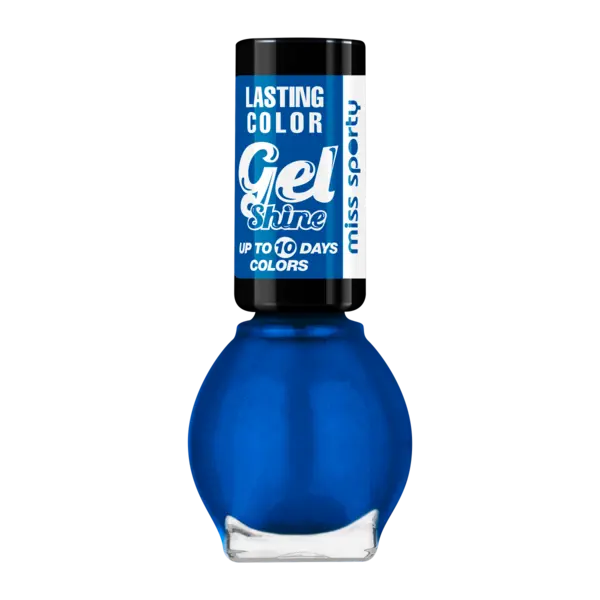 Lac de unghii Lasting Color 510 Atomic Blue, 7ml, Miss Sporty