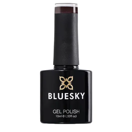 Lac de unghii semipermanent Bluesky UV Dark Burgundy 10ml