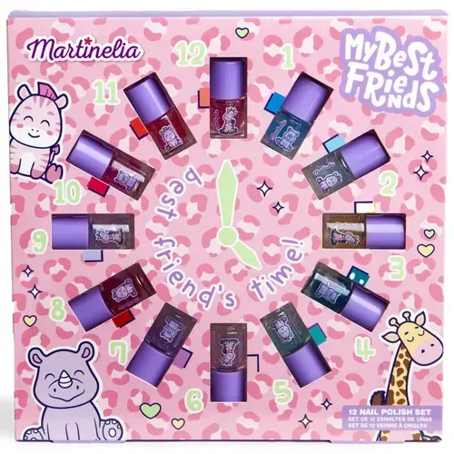Lac pentru unghii Martinelia - My best friends, 12 bucati