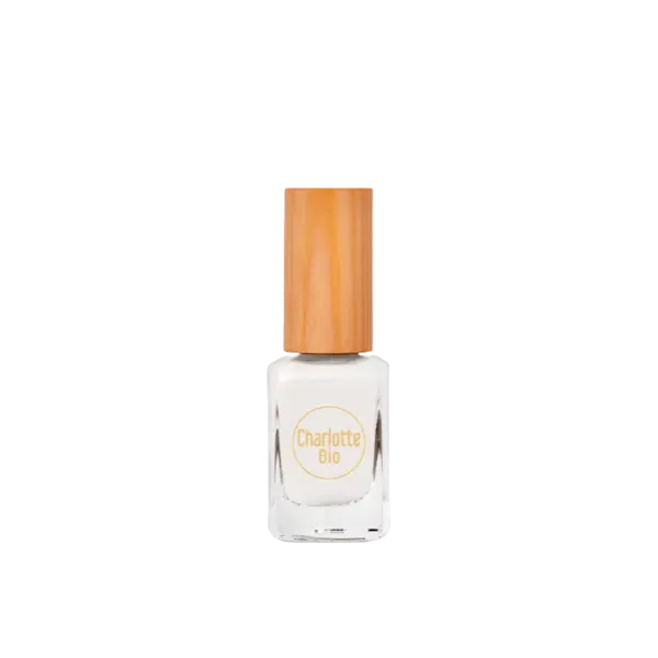 Lac vegan de unghii Blanc, 10ml, Charlotte Bio