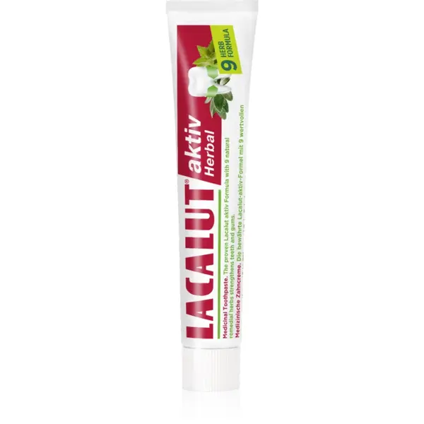 Lacalut Aktiv Herbal Pasta pentru intarirea dintiilor si gingiilor 75 ml